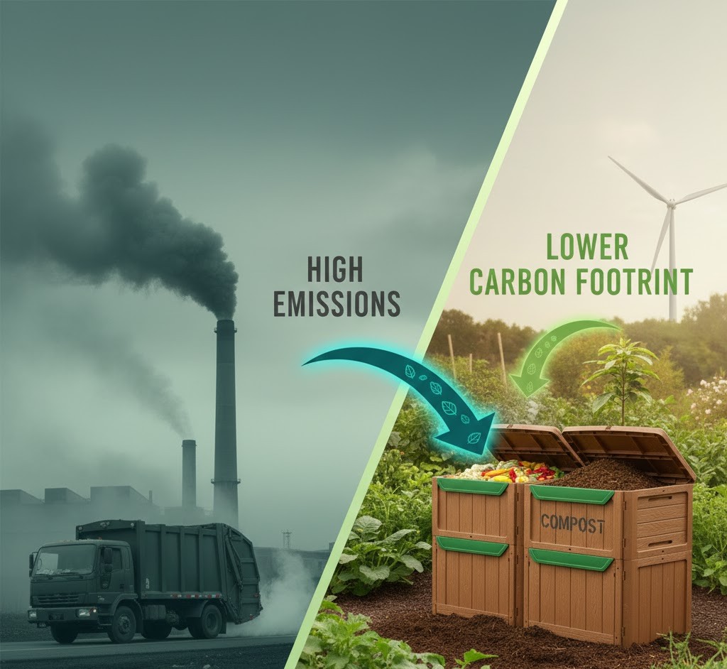 Lower carbon footprint