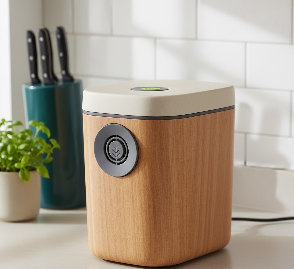 Compact countertop composter