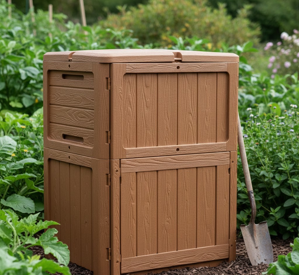 Stationary compost bin